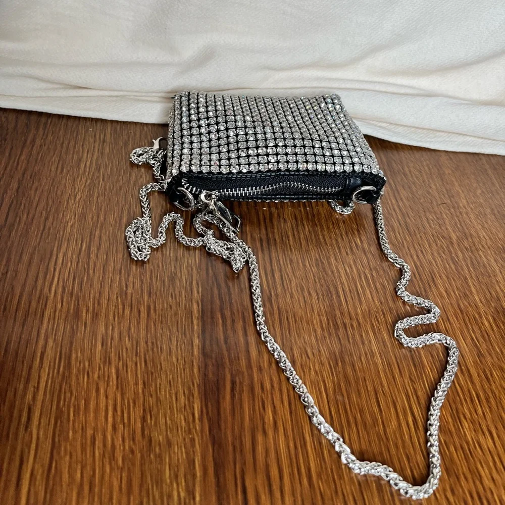 Mini Rhinestone Card Crossbody - Picture 2 of 3